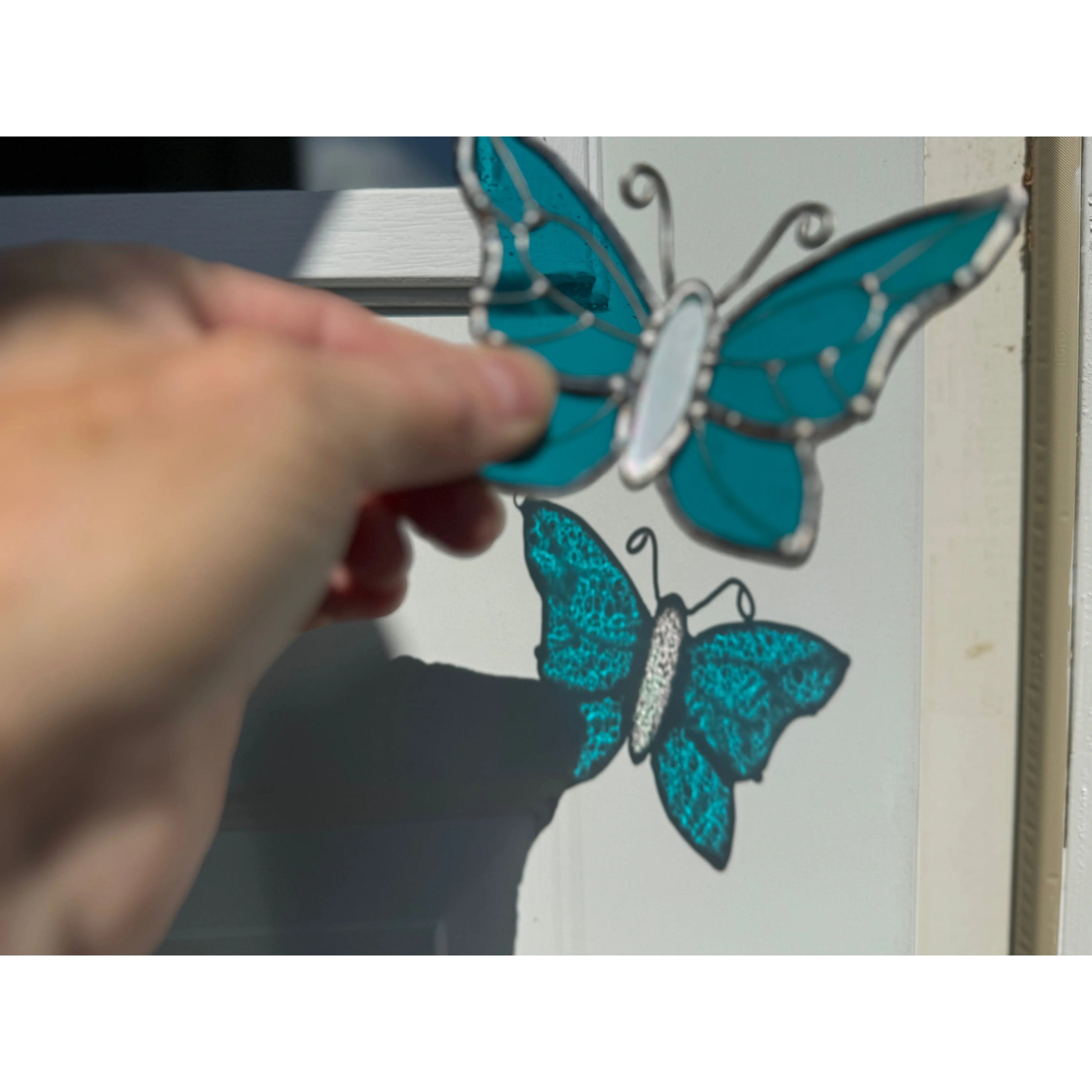 Time To Go (butterfly on maple wood)