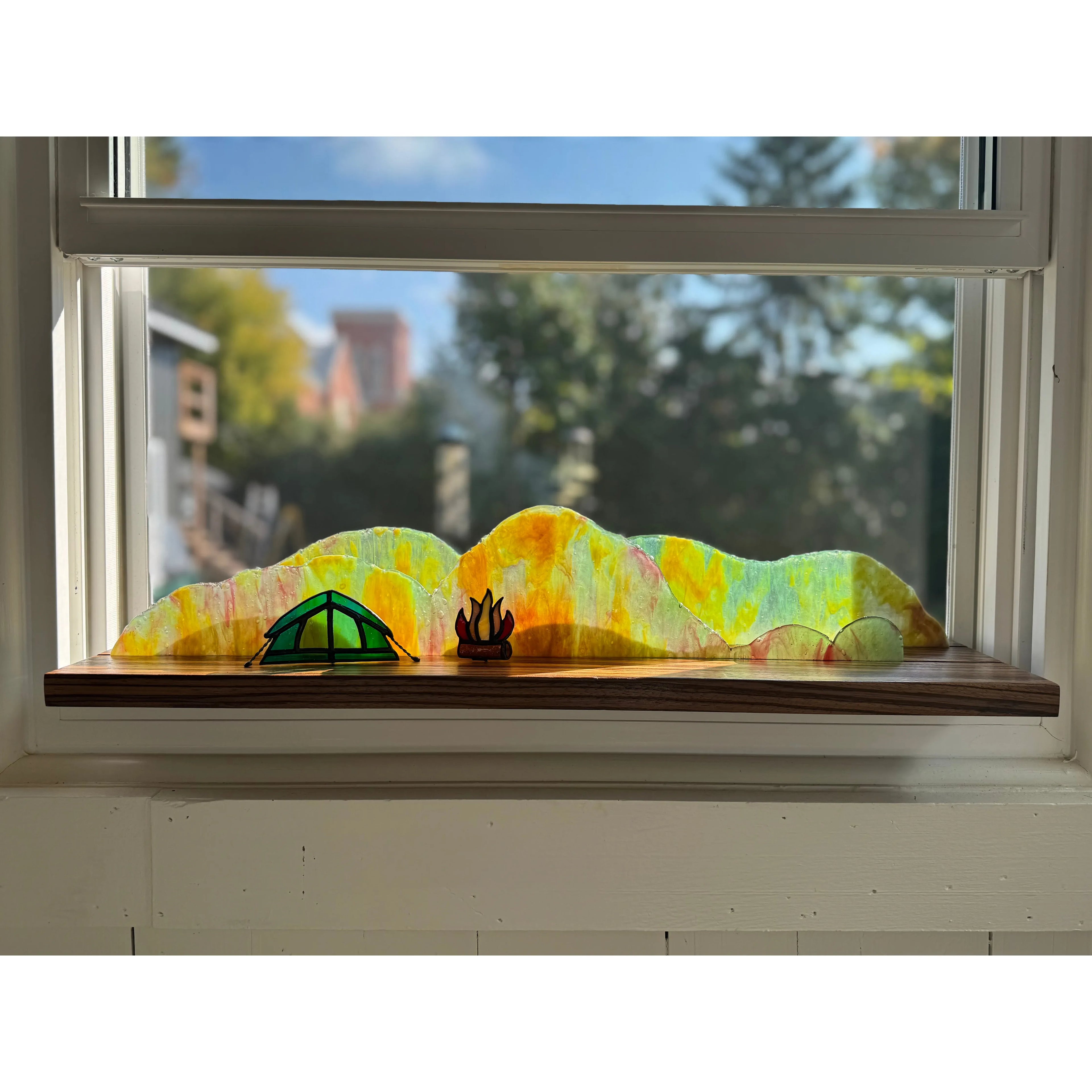 Camping in Autumn on Zebrawood