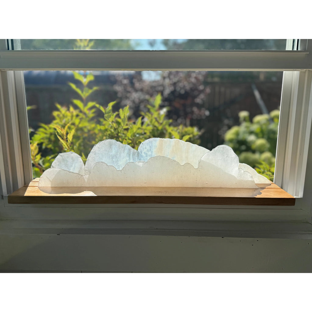 2 Clouds on Birdseye Maple