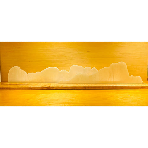 2 Long Clouds on Birdseye Maple