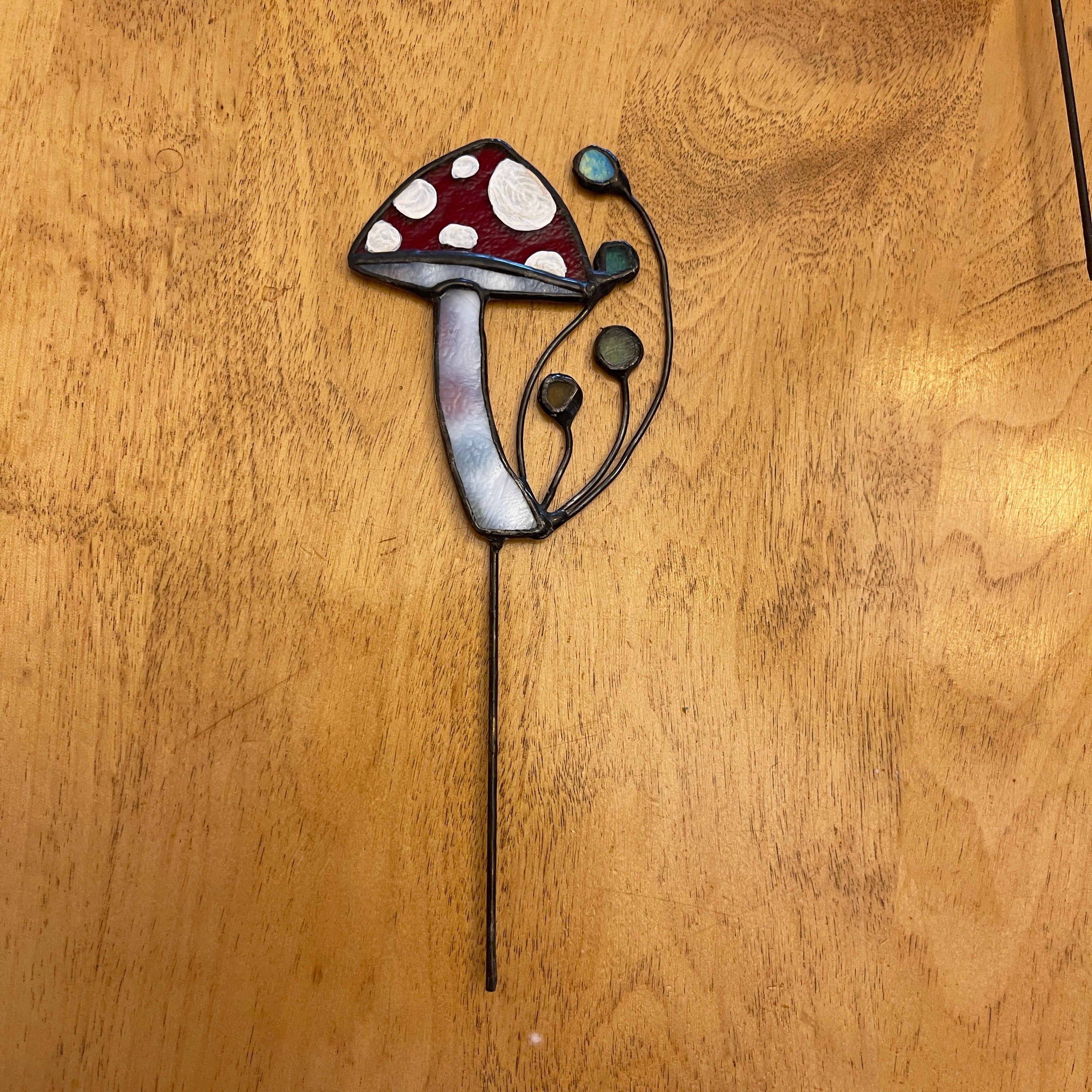 Mushroom plant stake-12