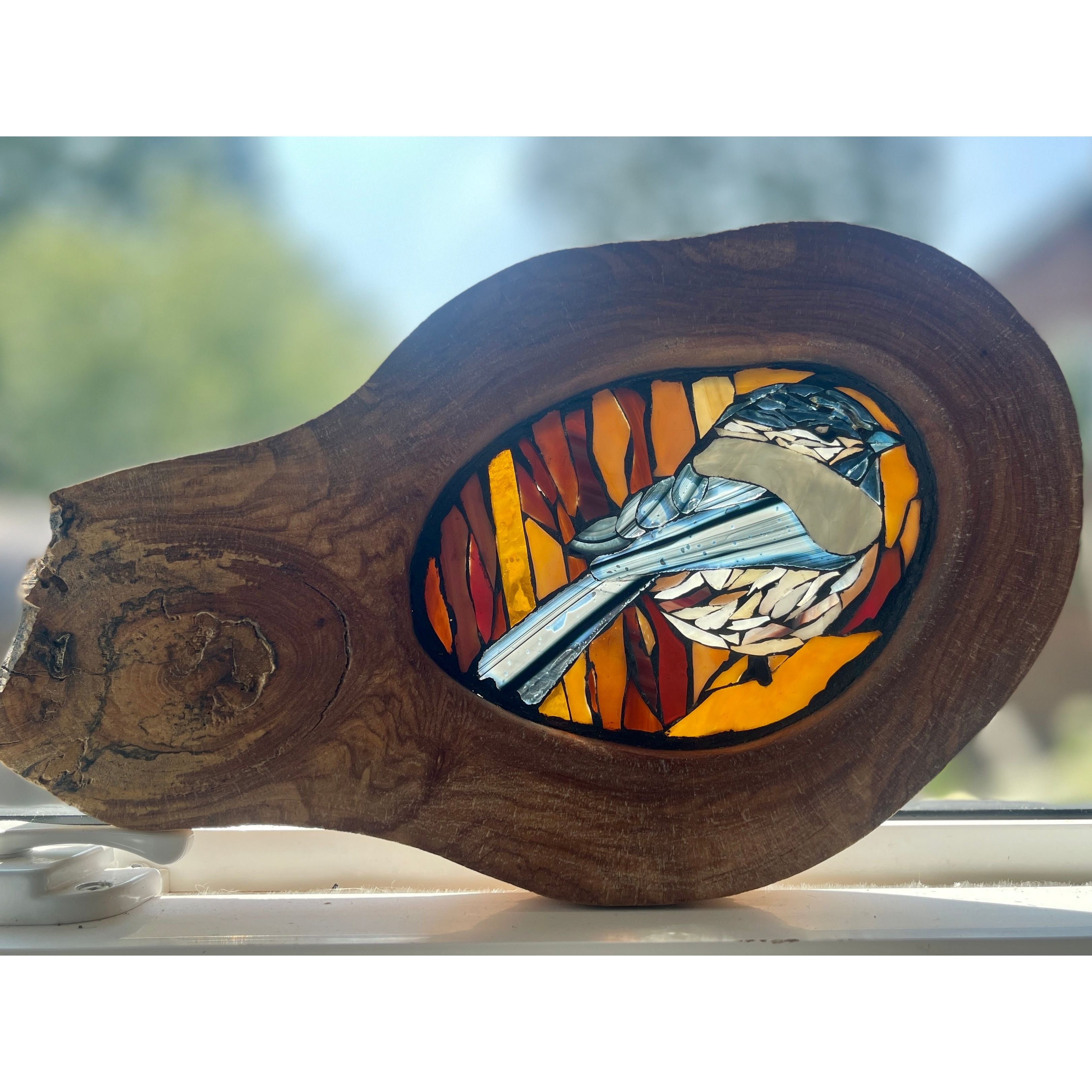 Chickadee in Apple Wood