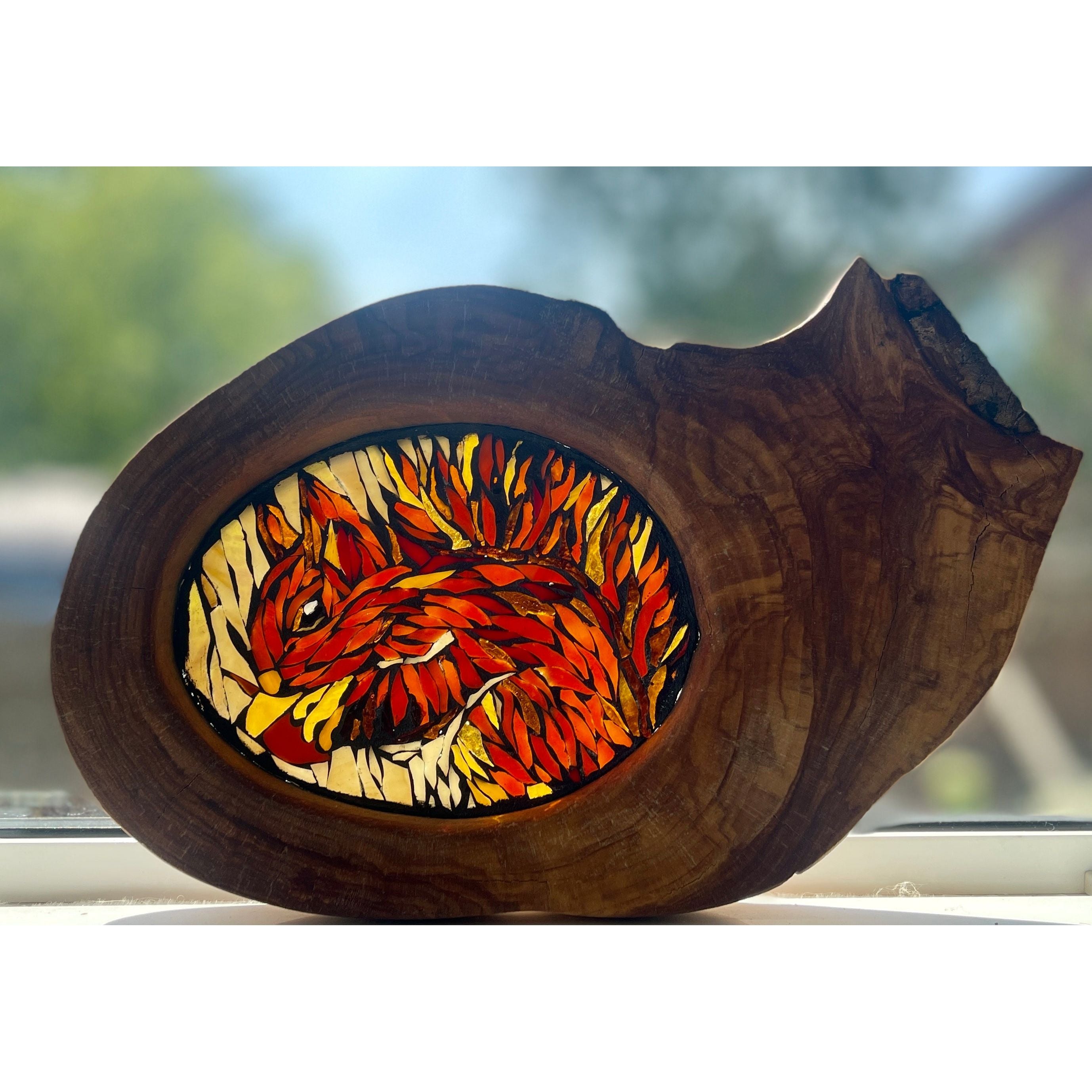 Squirrel In Apple Wood